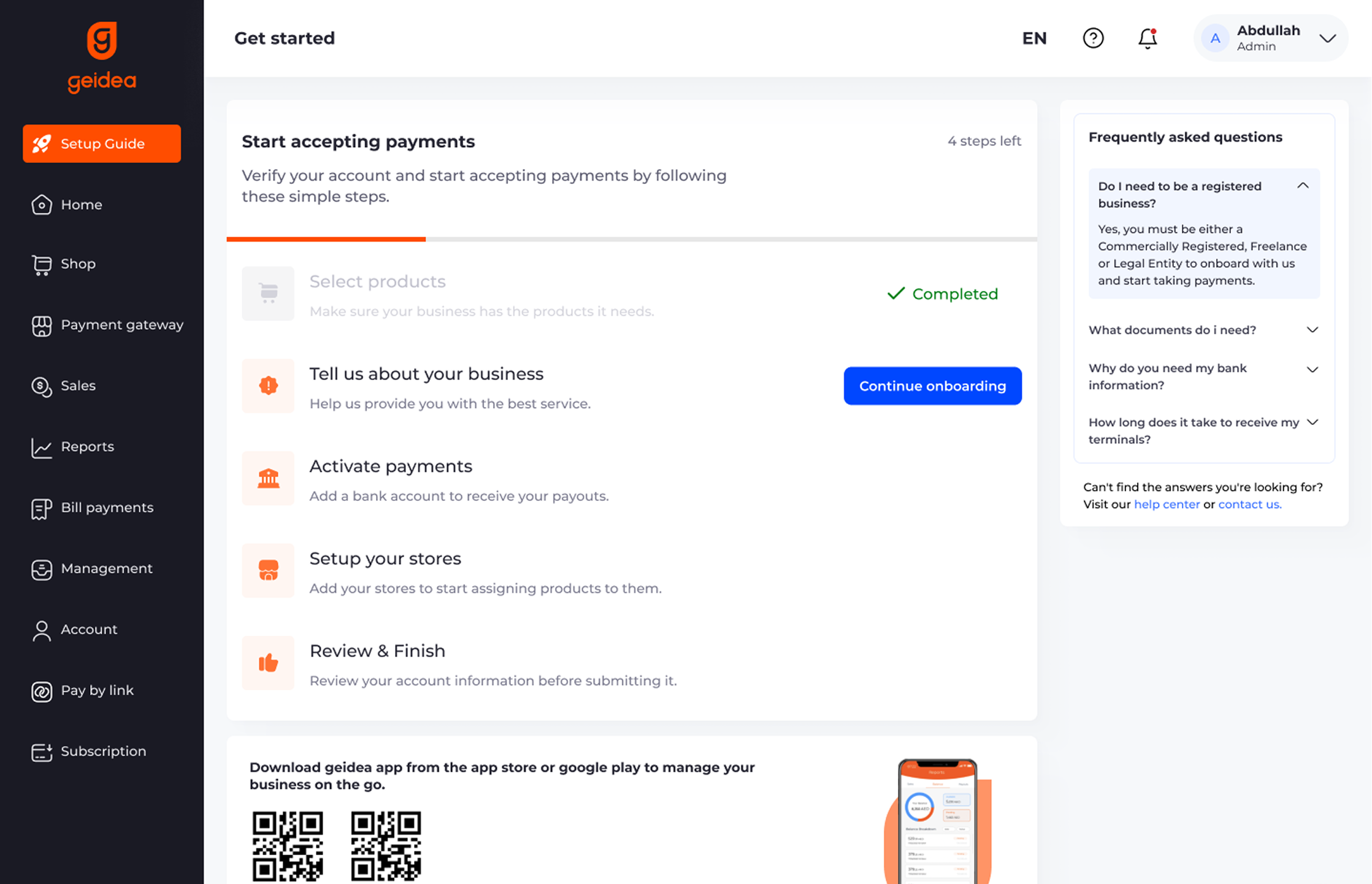 Onboarding Dashboard